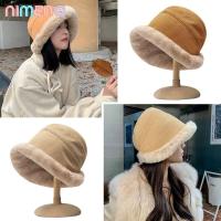 ราคา หมวกปานามาสำหรับผู้หญิงฤดูหนาว ทำจากขนสังเคราะห์และกำมะหยี่ เพื่อความอบอุ่น (51902124095)