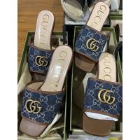 ราคา Gucci รองเท้า แตะยีนส์ ขอบหนัง 37 = 24-24.5cm shop (21942002211)