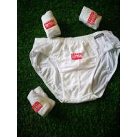 ราคา กางเกงในชายแอดเดอร์ Adder ไซส์ XL ผ้าฝ้ายสีขาว (เอว34-38") (7036192977)