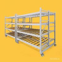 ราคา จี๊ดจ๊าดคลังสินค้าแบ่งชั้นวางคลังสินค้าสามชั้นด่วนสไลด์ชั้นวางหลายชั้นวัสดุชั้นวางฟลูเอนต์ขายส่ง XNAJ (52801070984)