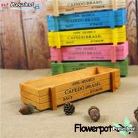 ราคา Preva 1 PC ไม้กระถางดอกไม้ชาวไร่ตกแต่งกระถางรางลังวินเทจ (29976666681)