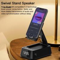 ราคา [Aresuit] ลําโพงบลูทูธ อเนกประสงค์ ปรับมุมได้ พร้อมขาตั้งโทรศัพท์ มีไฟ Led สําหรับผู้ซื้อเอเชียตะวั (29462612022)