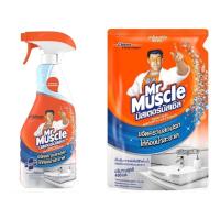 ราคา (มี 2 ขนาด) Mr. Muscle Bathroom Cleaner มิสเตอร์ มัสเซิล ผลิตภัณฑ์ทำความสะอาดห้องน้ำ (9073720505)
