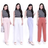 ราคา กางเกงทรงขากระบอก ผ้าฮานาโกะ (321525275)