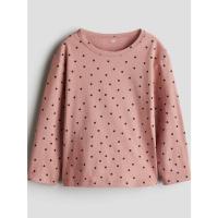ราคา H&M เสื้อคอกลม แขนยาว ผ้าคอตตอล ลายจุด ครบไซด์ ของใหม่ แท้ พร้อมส่ง (43561664613)
