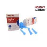 ราคา SINOCARE SINODRAW SOFT TWIST LANCETS ซิโนแคร์ เข็มปลอดเชื้อสำหรับใช้กับปากกาเจาะเลือด 50 ชิ้น 1 กล่อง (19869491930)