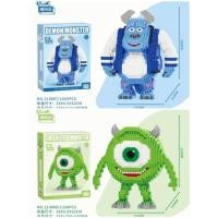 ราคา Mega Toys ​ตัวต่อ​ บล็อก​ เลโก้ แบบนาโน​ ไมค์ ซัลลี่ Mike & Sulley no.210807 no.210808 (27974149524)