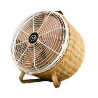ราคา VENZ พัดลมหวาย ถังกลม 12 นิ้ว รุ่น F0FWS31 สีขาว-น้ำตาล (19182516943)