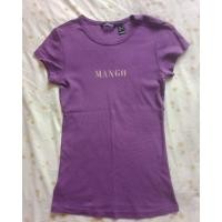 ราคา เสื้อยืดสีม่วง แบรนด์ MANGO ไซส์ XS แท้ 100% (4517857656)