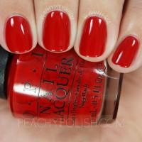 ราคา พร้อมส่ง OPI สี Having A Big Head Day สีแดงมีส้มเป็น undertone จาก Alice Through The Looking Glass Collection แท้ % (6141969726)