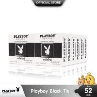 ราคา Playboy Black Tie ถุงยางอนามัย ผิวไม่เรียบ แบบขีด ขนาด 52 มม. บรรจุ 12 กล่อง (36 ชิ้น) (314147134)