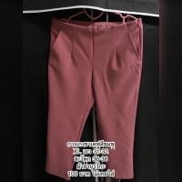 ราคา กางเกงขาเดฟ สีชมพู ผ้าฮานาโกะ (7939743455)