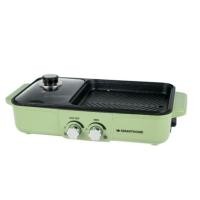 ราคา SMARTHOME เตาปิ้งย่างเอนกประสงค์พร้อมหม้อสุกี้ รุ่น SM-EG1301 สีเขียว ความจุ 1.2 ลิตร กำลังไฟ 1300 W (14715573930)