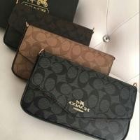 ราคา พร้อมส่ง.....!!!! กระเป๋า Coach มีสายโซ่สีทอง (873177299)