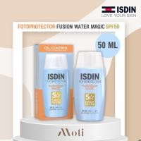 ราคา ISDIN FUSION WATER MAGIC SPF50 50mlกันแดดเนื้อบางเบา ไม่อุดตัน พร้อมป้องกันแสงสีฟ้า และ ฝุ่น PM2.5 (43308549511)