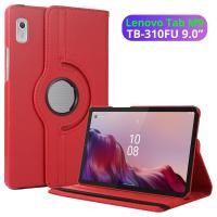 ราคา เคสแท็บเล็ตหนัง PU หมุนได้ 360 องศา พร้อมขาตั้ง สําหรับ Lenovo Tab M9 9.0 นิ้ว 2023 TB-310FU M9 Lenovo Tab M9 (22448813353)