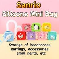 ราคา Sanrio แฟชั่น Kuromi Melody Cinnamoroll กระเป๋าสตางค์ซิลิโคน Mini รุ่นที่สาม ProHello Kitty หูฟังบลูทูธฝาครอบป้องกัน Universal (29817851216)