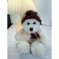 ราคา ตุ๊กตาหมีเท็ดดี้แบร์ ฤดูหนาว หมวกถักผ้าพันคอ แบรนด์ Anee Park Size S (29688662151)