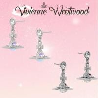 ราคา ของแท้100% VIVIENNE WESTWOOD Petite orb ดาวเสาร์ จี้ เครื่องประดับหู (47100920732)