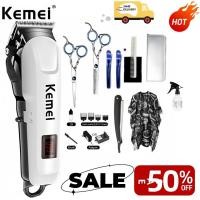 ราคา สินค้าขายดี ปัตตาเลี่ยนตัดผม ปัตตาเลี่ยนไฟฟ้าไร้สาย รุ่น KEMEI KM-809A ใช้ได้ทั้งเด็กและผู้ใหญ่ รับประกันสินค้า 1 เดือน (40055688125)