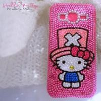 ราคา ส่งฟรี เคสเพชรสีชมพู เคสเพชรคิตตี้ใส่หมวกช็อปเปอร์ (97304609)