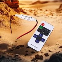 ราคา [Initiationdawn] 1/3/5 ชิ้น 5-24 โวลต์ Led Dimmer Controller RF 11-Key Monochrome Montroller รีโมทคอนโทรลไร้สายสําหรับไฟ LED Strip (56650773507)