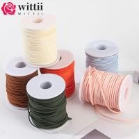 ราคา WITTII สายถักหนังนิ่มเทียม,หลายสี 3 มม.เข็มขัดเชือกหนัง,แบน 50 หลาเครื่องประดับสร้อยข้อมือทํา (54052571025)