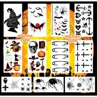 ราคา แทททูฮาโลวีน แทททู ฮาโลวีน halloween แทททูกันน้ำ แทททูลอกน้ำ สติ๊กเกอร์ทู สติกเกอร์ทู รอยแผล แทททูรอยแผล (3358258728)