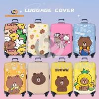 ราคา LINE FRIENDS ผ้าคลุมกระเป๋าเดินทาง ผ้าคลุมกระเป๋าเดินทางแบบซักได้ ผ้าคลุมกระเป๋าเดินทางกันฝุ่น (24085848521)