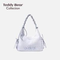 ราคา คาริจิ | Fashion Teddy Bear Collection Soft Velvet Medium Tote พร้อมกล่อง (43054626588)