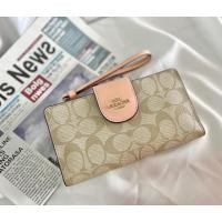 ราคา กระเป๋าสตางค์ Coach Tech Phone Wallet In Colorblock Signature Canvas (18736770269)