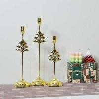 ราคา ตกแต่งคริสต์มาส สุขสันต์วันคริสต์มาสเชิงเทียนต้นคริสต์มาส Hollow Elk ถ้วยเทียนเหล็กสีทอง (51352580765)