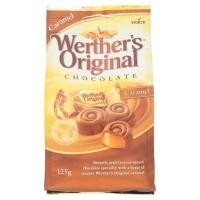 ราคา Werther Original Caramel 125g สตร๊อคเวอร์เธอร์ช็อกโกแลตนมสอดไส้คาราเมล (8676789215)
