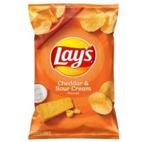 ราคา Lays Cheddar&Sour Cream Flauored 184g. เลย์ มันฝรั่งทอดกรอบ รสเชดดาร์&ซาวร์ (24231621839)