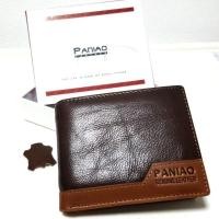 ราคา ธันยรัศ มิ์ ☄#กระเป๋าเงินผู้ชาย(คาดหนังน้ำตาลเข้ม) แบรนด์PANIAOหนังวัวแท้#สีน้ำตาลเข้ม (1758034173)