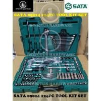 ราคา SATA 09014 124PC 1/4 "3/8" 1/2 "MULTI ชุดเครื่องมือกล่องเครื่องมือชุด SPANNER WRENCH SOCKET RATCHET EXTENSION BAR STANLEY TOPTUL (57651247801)
