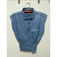 ราคา เสื้อยีนส์ผู้หญิง เสื้อยีนส์แขนกุด (54003098044)