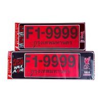 ราคา กรอบป้ายทะเบียนรถยนต์ #LIVERPOOL #ลิเวอร์พูล กันน้ำ100% รุ่นF1-999 ดำแดง (26290455243)