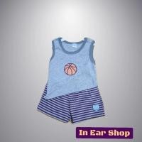 ราคา ชุดเซ็ตเสื้อกล้าม กางเกงขาสั้นเด็ก (22525003673)