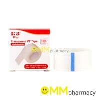 ราคา SOS PLUS (TR3) เทปแต่งแผลชนิดใส ขนาด1นิ้วx10หลา (4695813945)