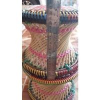 ราคา เก๊าอี้ไม้ไผ่สานด้วยเส้นพลาสติก (11354508419)