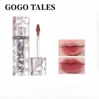 ราคา Gogo Tales Ice Cube Lip Mud ฤดูใบไม้ร่วงและฤดูหนาวปากริมฝีปากสีแดงง่ายต่อการสีไม่ง่ายที่จะทาใบหน้าริมฝีปากสีแดง Glaze Lip Makeup Lip gloss (52402682623)