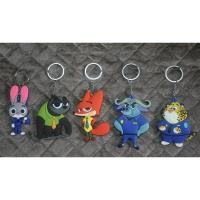 ราคา Zootopia Crazy Zootopia พวงกุญแจ Fox ตํารวจเจ้าหน้าที่กระต่ายการ์ตูนพวงกุญแจสองด้าน CCIG (56352063153)