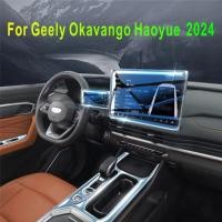 ราคา For Geely Okavango Haoyue 2024 Car Accessories interior Thin film transparent TPU Gear Panel Center (56603547872)