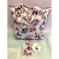 ราคา กระเป๋าพับได้ Cath Kidston รุ่น foldaway shopper ลาย paddington ของใหม่ ของแท้ (48552053651)