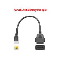ราคา OBD ถึง 6 พินสําหรับ DELPHI รถจักรยานยนต์ 6 พินเหมาะสําหรับสายอะแดปเตอร์รถจักรยานยนต์ DELPHI (24047823418)