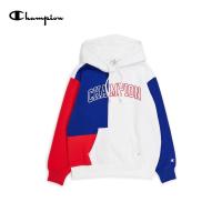 ราคา เสื้อฮู้ด Champion แขนยาว สีขาว น้ำเงิน แดง [มือสอง] (28705255693)
