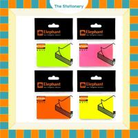 ราคา Elephant กระดาษโน้ต กาวในตัว ตราช้าง สีนีออน ขนาด 2x3 นิ้ว (26534058659)