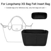 ราคา สําหรับ Longchamp LE PLIAGE XS Top Handle Felt ใส่กระเป๋าแต่งหน้ากระเป๋าถือสลิง Organizer Travel ภายใน (27303480756)