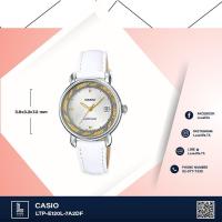 ราคา นาฬิกาข้อมือ Casio รุ่น LTP-E120L-7A2DF Standard- นาฬิกาข้อมือผู้หญิง สายหนัง สีน้ำตาล (511018693)
